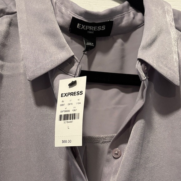 Express Lavender Tunic Top - Picture 2 of 4